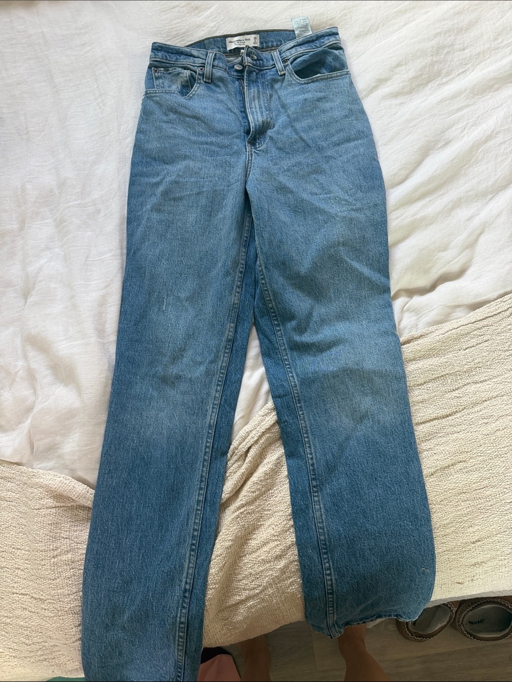 Abercrombie and fitch curve love 90s high rise